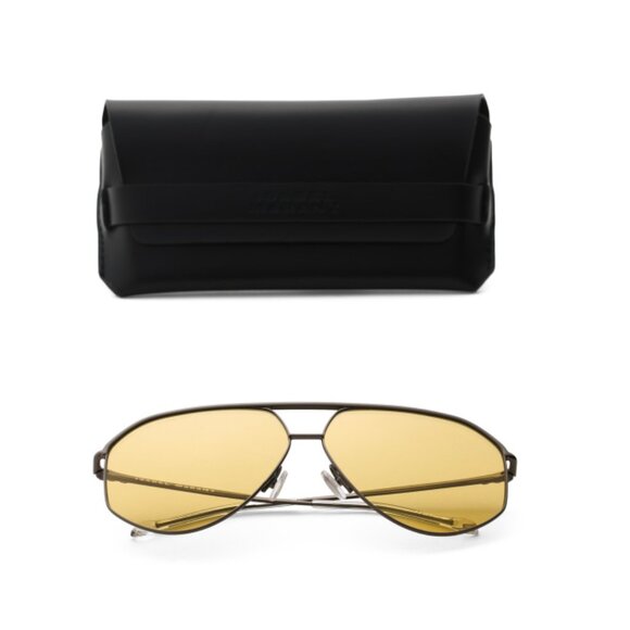 ISABEL MARANT Brown/gold 64mm Aviator Sunglasses - Picture 1 of 2